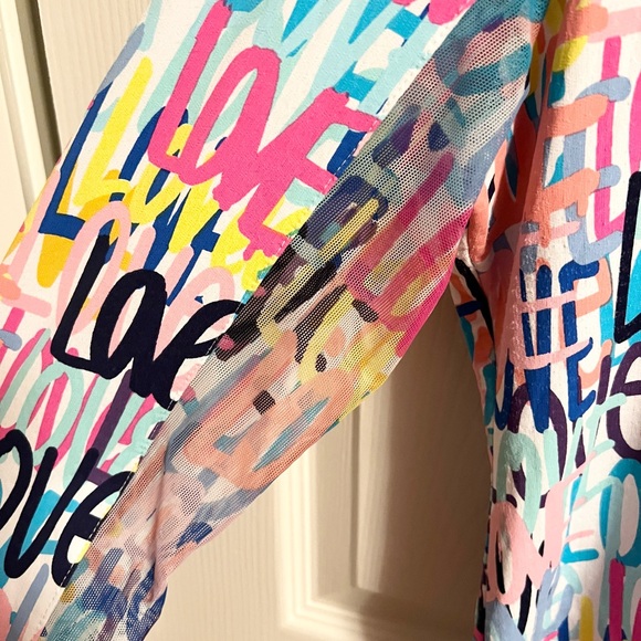 IBKUL Small UPF50  Cooling Golf Tennis Pink Orange Long Sleeve Shirt - Picture 4 of 8